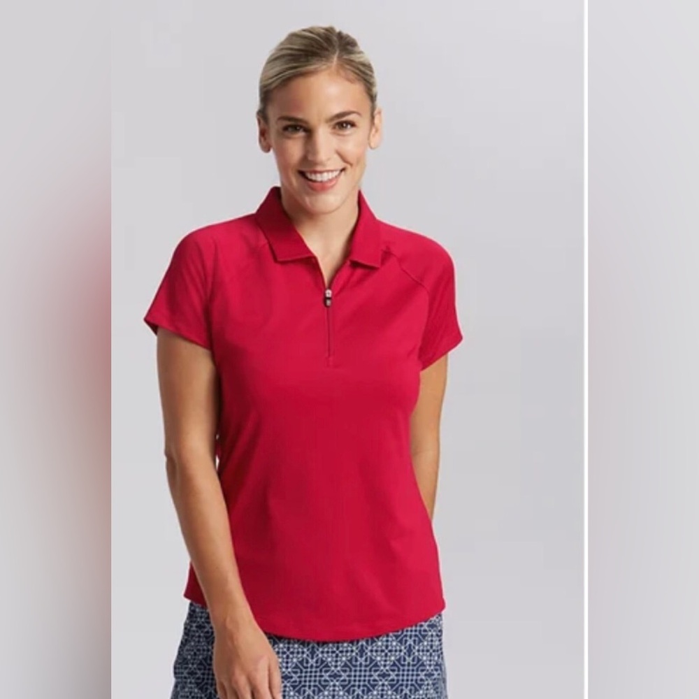 Magellan Women’s Size Large Red Athletic Fishing Mag Wick Shirt